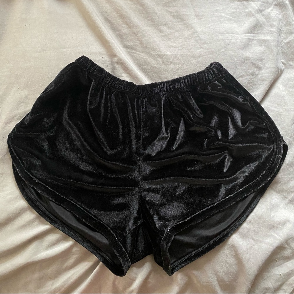 Brandy Melville Velvet Shorts